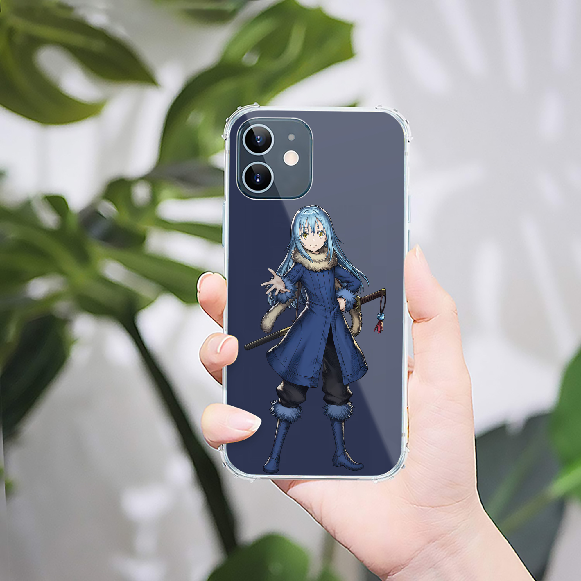 （画像用） 転スラ Regarding Reincarnated to Slime 【iPhone 12シリーズ対応】透明スマホケース（クリアソフトケース）